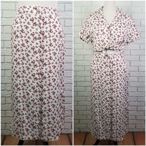 Cynthia Rowley Dresses & Skirts - Cynthia Rowley 2 Pc Linen Outfit L/12 White Floral